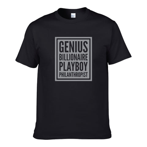 UT GENIUS BILLIONAIRE PLAYBOY PHILANTHROPIST Premium Slogan T-Shirt