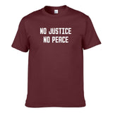 UT NO JUSTICE NO PEACE Premium Slogan T-Shirt