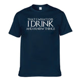 UT THAT'S WHAT I DO I DRINK Premium Slogan T-Shirt