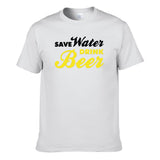 UT SAVE WATER DRINK BEER Premium Slogan T-Shirt
