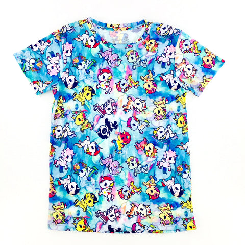 Tokidoki Watercolor Ponies Unicorno T-Shirt (US Import)