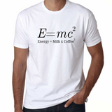 UT E = MC2 Energy = Milk x Coffee Funny Fun Statement Unisex T-Shirt