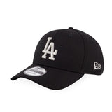 New Era MLB Los Angeles Dodgers Black-Silver 9Forty Strapback Cap