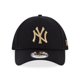 New Era MLB New York Yankees Black-Gold 9Forty Strapback Cap