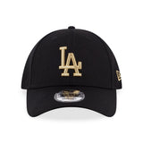New Era MLB Los Angeles Dodgers Black-Gold 9Forty Strapback Cap