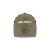 New Era F1 McLaren Racing Team Olive Green 9Forty A-Frame Trucker Snapback Cap
