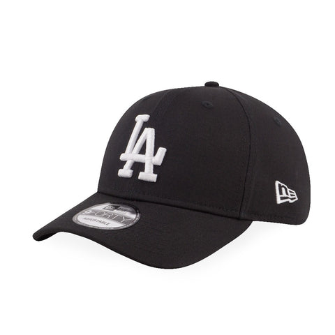 New Era MLB Los Angeles Dodgers New Era Black-White 9Forty Strapback Cap