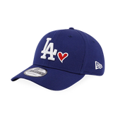 New Era MLB Los Angeles Dodgers Heart Essential 9Forty Royal Blue Strapback Cap