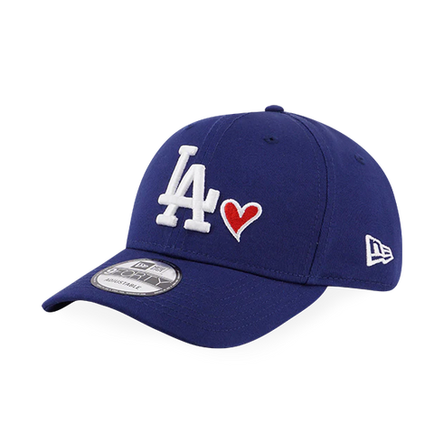 New Era MLB Los Angeles Dodgers Heart Essential 9Forty Royal Blue Strapback Cap