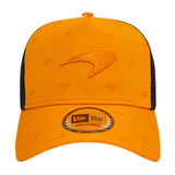 New Era F1 McLaren Racing Team Papaya Orange 9Forty A-Frame Trucker Snapback Cap