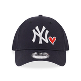 New Era MLB New York Yankees Heart Essential 9Forty Navy Strapback Cap