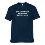 UT IF YOU CAN READ THIS YOU ARE SITTING ON MY FACE Premium Slogan T-Shirt