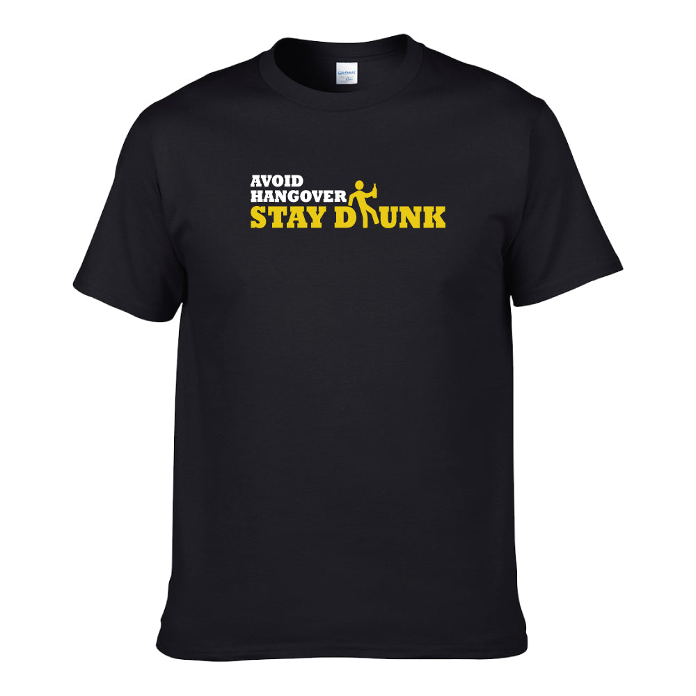 UT AVOID HANGOVER STAY DRUNK Premium Slogan T-Shirt