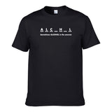 UT ALCOHOL IS THE ANSWER Premium Slogan T-Shirt