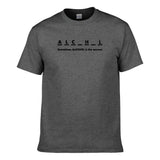 UT ALCOHOL IS THE ANSWER Premium Slogan T-Shirt