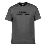 UT STUDYING STUDENT DYING Premium Slogan T-Shirt