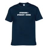 UT STUDYING STUDENT DYING Premium Slogan T-Shirt