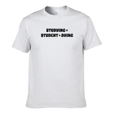 UT STUDYING STUDENT DYING Premium Slogan T-Shirt