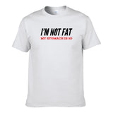 UT I'M NOT FAT MY STOMACH IS 3D Premium Slogan T-Shirt