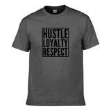 UT HUSTLE LOYALTY RESPECT Premium Slogan T-Shirt