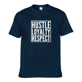 UT HUSTLE LOYALTY RESPECT Premium Slogan T-Shirt