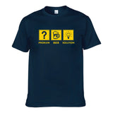 UT PROBLEM BEER SOLVED Premium Slogan T-Shirt