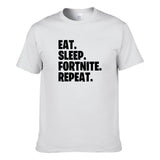 UT EAT SLEEP FORTNITE REPEAT Premium Slogan T-Shirt