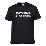 UT STAY HOME STAY SAFE Premium Slogan MCO T-Shirt