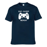 UT EAT SLEEP GAME REPEAT Premium Slogan T-Shirt