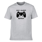 UT EAT SLEEP GAME REPEAT Premium Slogan T-Shirt