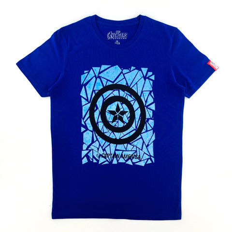 PREMIUM Marvel AVENGERS 4 ENDGAME Captain America Symbol T-Shirt