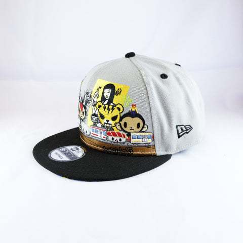 Tokidoki Sake Bomb Grey New Era 9Fifty Snapback Cap