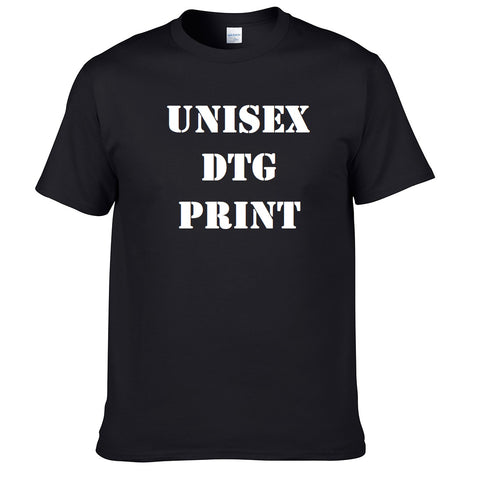 CUSTOM DTG PRINT (Direct To Garment) on Gildan Premium Cotton UNISEX T-Shirt