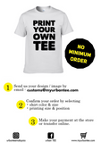 CUSTOM DTG PRINT (Direct To Garment) on Gildan Premium Cotton KIDS T-Shirt