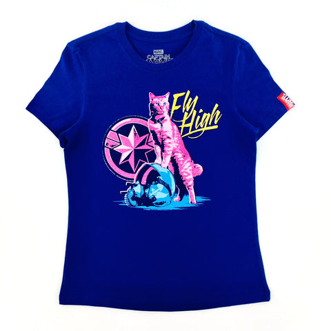 PREMIUM Marvel CAPTAIN MARVEL FLY HIGH Female T-Shirt