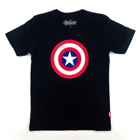 PREMIUM Marvel x urban TEE CAPTAIN AMERICA SHIELD LOGO T-Shirt